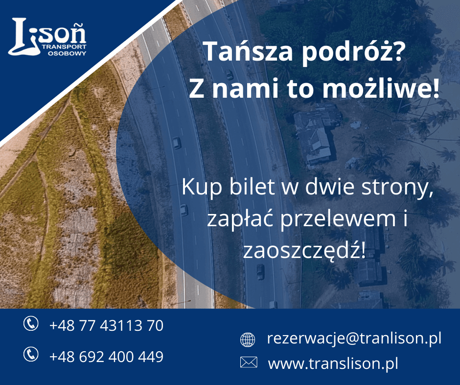 Promocja na bilet w dwie strony TransLison