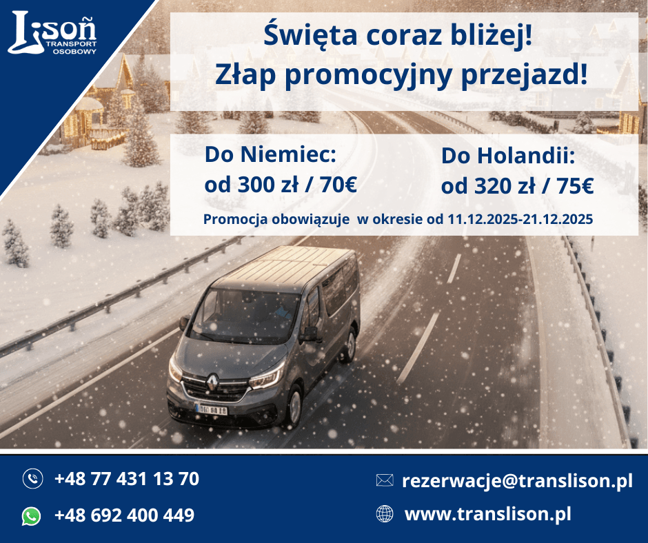 Świąteczna promocja na przejazdy TransLison